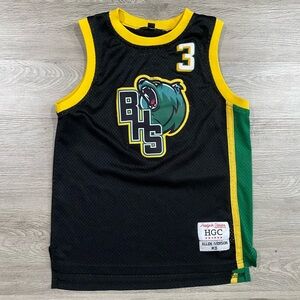 Headgear Allen Iverson Black High School‎ Basketball Jersey Boys Size Medium